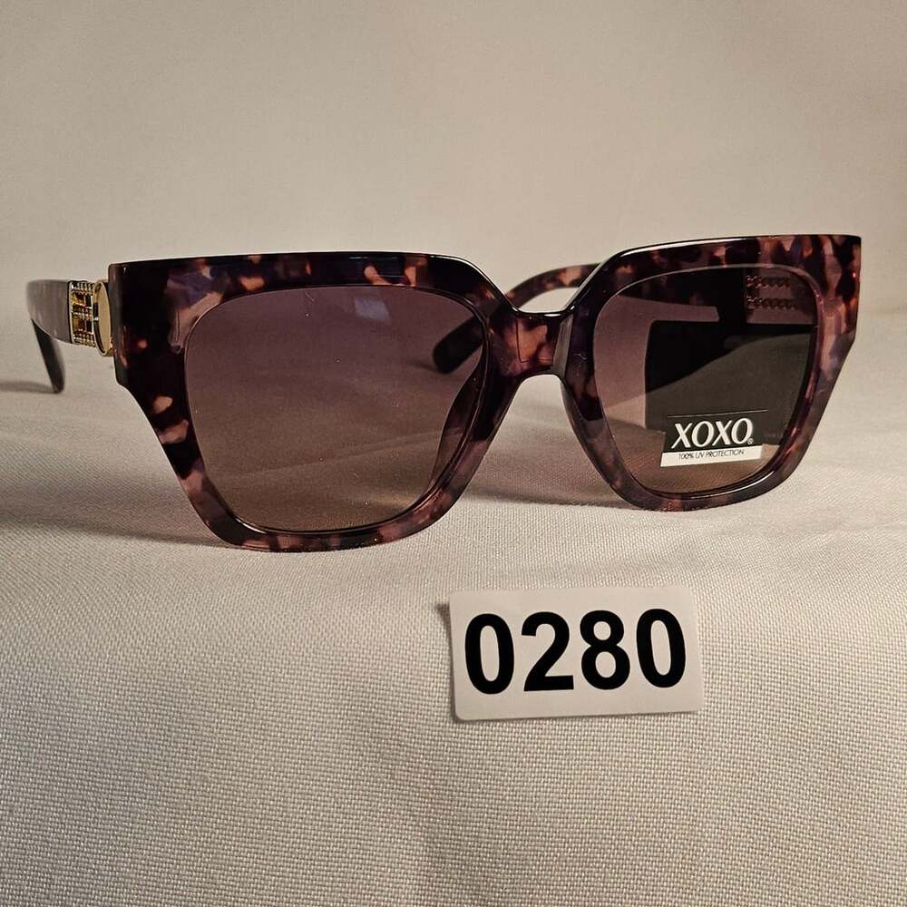 Xoxo Tortoise Gold Chain Sunglasses Nwt 280